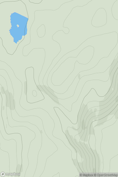 Thumbnail image for Creag Dhubh [Oban to Loch Fyne] [NN080081] showing contour plot for surrounding peak